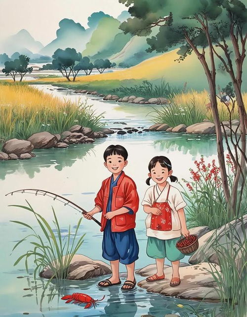 梦回童年，与已故爷爷共钓于池塘的记忆