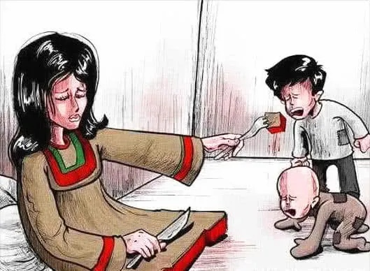 梦境解析，刀割孩童与血染布帛的深层含义