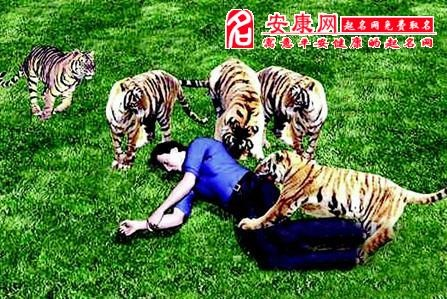 梦到被老虎咬，求高人解下梦