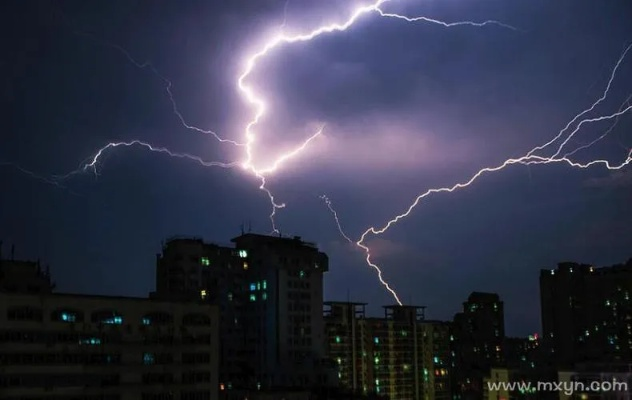 梦见闪电打雷下大雨房子倒塌还起大火是什么意思？