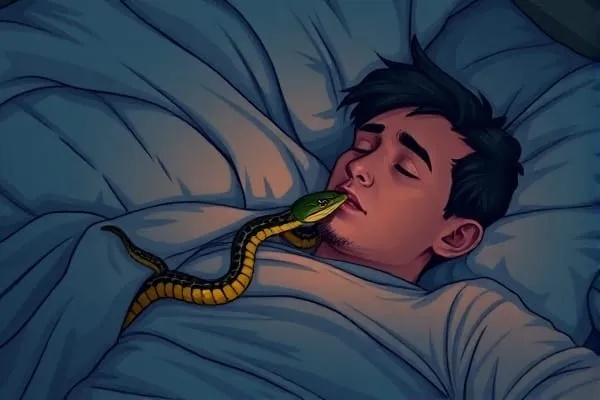 梦见被蛇咬手指头吓得被我甩掉了，解读梦境中的恐惧与自我救赎
