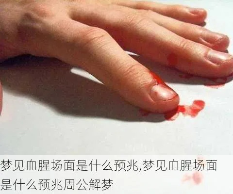 梦境的警示，梦见儿子手上流黑色之血