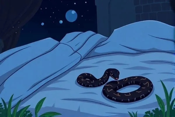 晚上睡觉梦到一条小黑蛇咬我，梦境解析与吉利寓意探讨