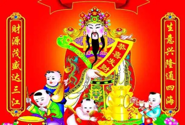 梦见自己生孩子还看见财神爷，寓意深远的梦境解析