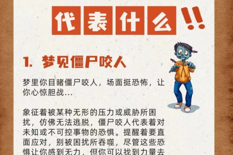 做梦梦到僵尸，梦境背后的深层含义与解析