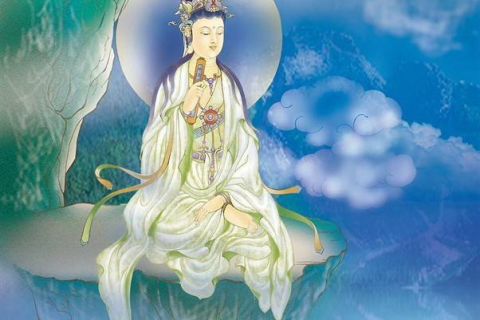 观音菩萨的微笑，梦境中的神圣启示与心灵指引
