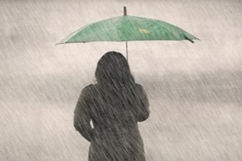 梦见下大雨撑伞，心灵深处的情感与自我保护的象征
