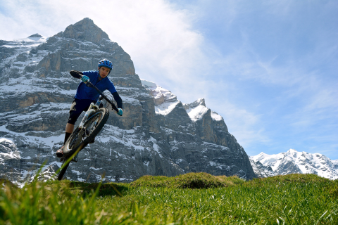梦中骑行探秘山巅，风景如画的潜意识之旅