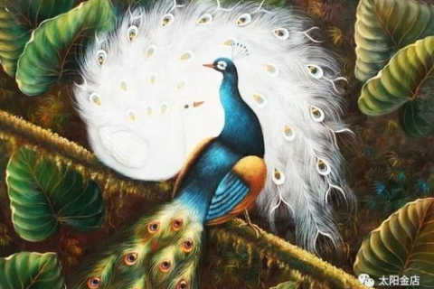 梦境中的奇幻交织，孔雀化人的女孩与我