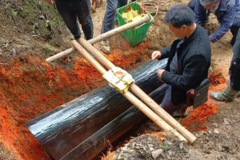 梦境的深层解读，梦见棺材与死人埋在自家菜地里的象征意义