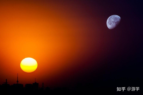 日月同辉之梦，探索梦见太阳与月亮共悬天际的深层寓意