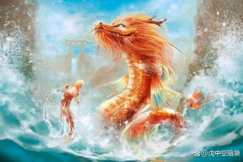 梦境中的神秘访客，解析梦到一条红色的龙盯着我看的深层含义