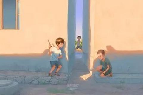 梦回童年，儿子白发与我齐，岁月如梭的深刻寓意