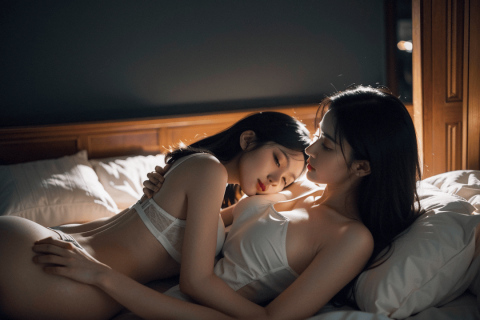 梦境的奥秘，解析梦见两个女性好友发生性关系的深层含义