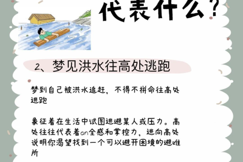 梦见差点被洪水冲走，探索梦境背后的深层含义与警示
