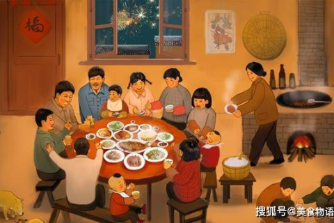 梦境中的温馨重逢，梦见父母共售熟菜，寓意何在？